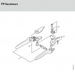 Stihl F9 Secateurs Shears Spare Parts